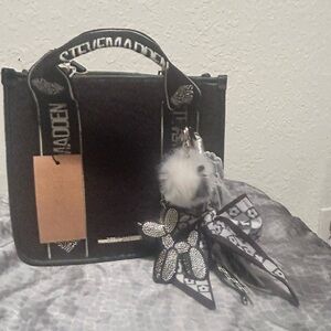 Steve Madden Black Satchel tote crossbody